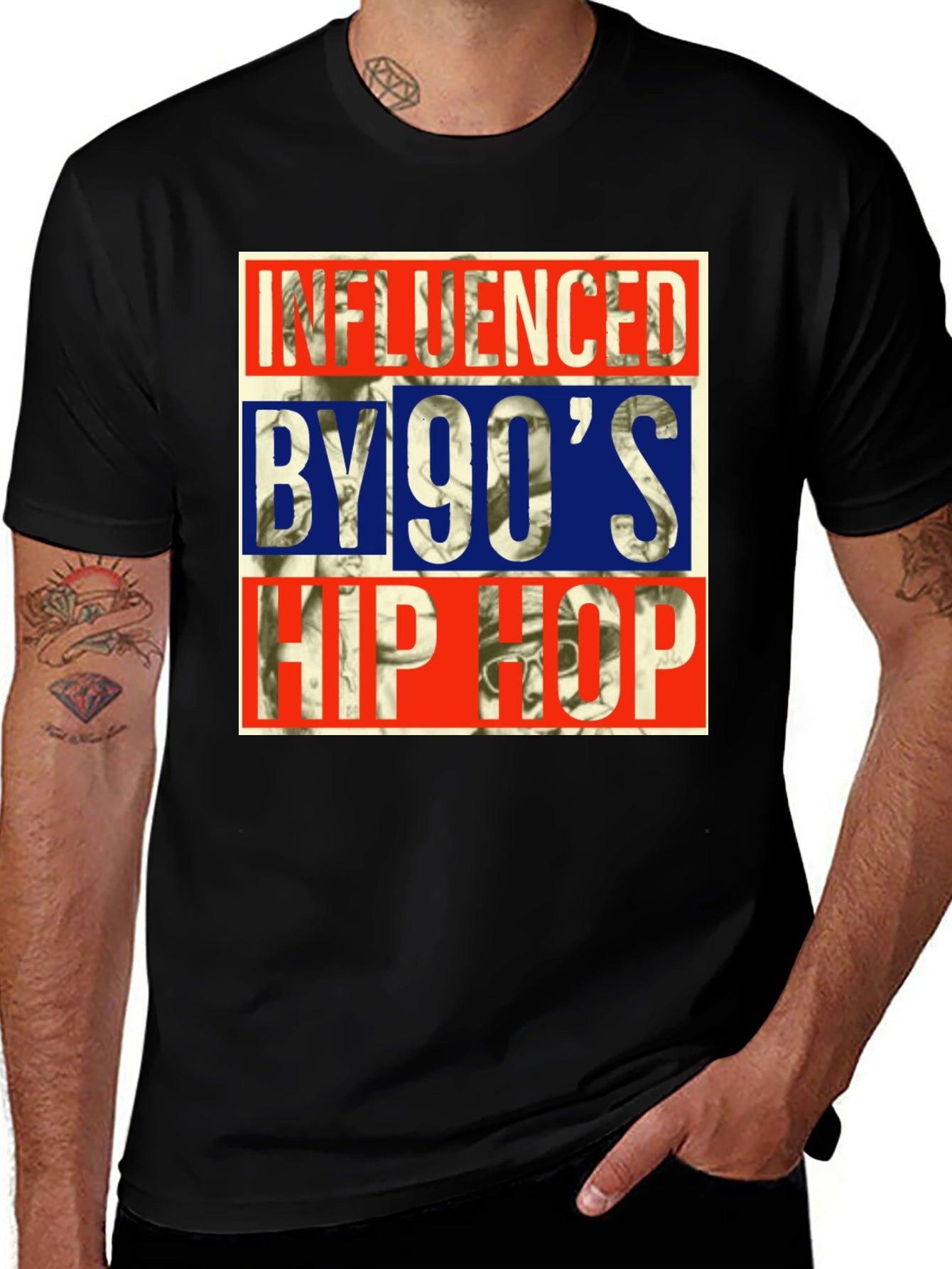 Influenced by 90s Hip Hop T-Shirt