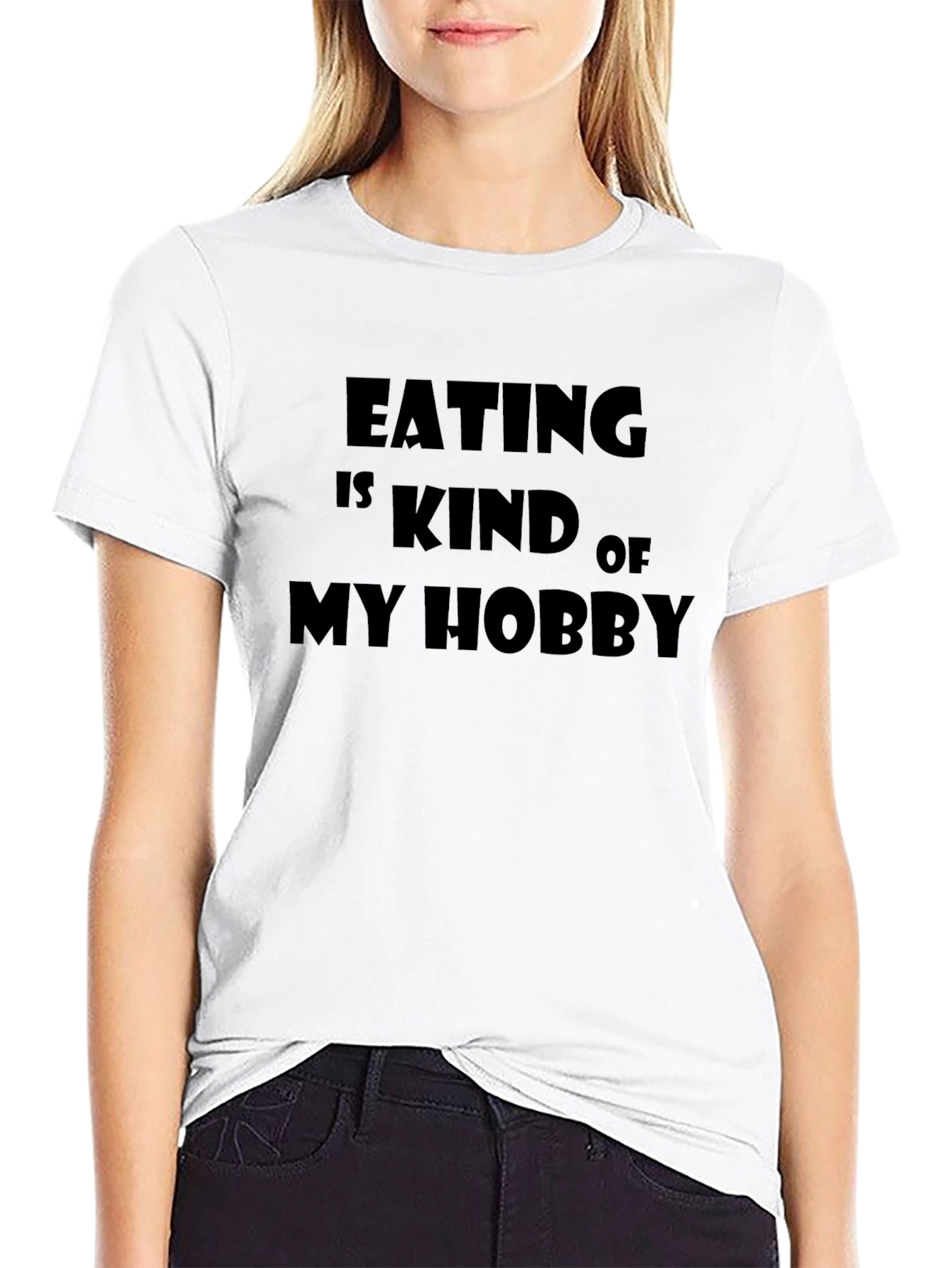 Eating is My Hobby - Funny Graphic Tee