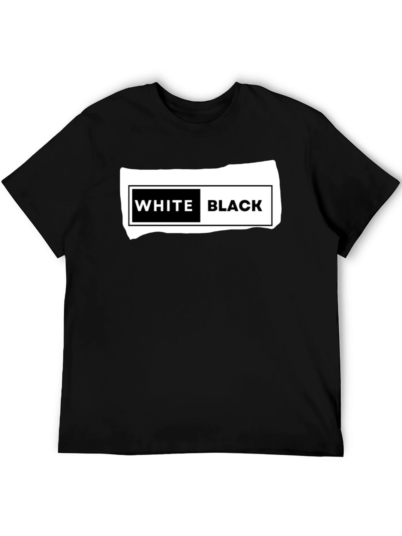 White Black Graphic T-Shirt - Unisex