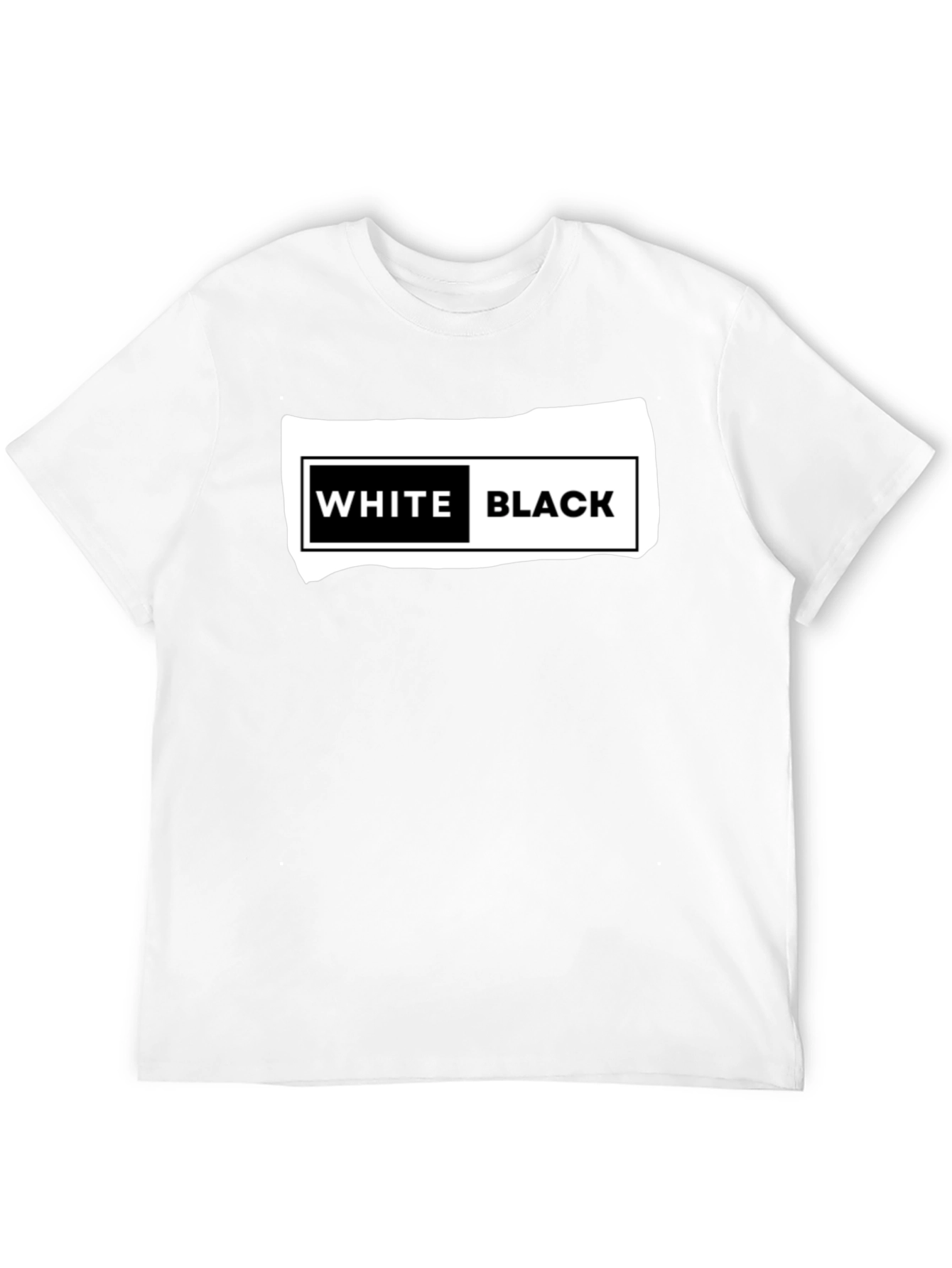 White Black Graphic T-Shirt - Unisex
