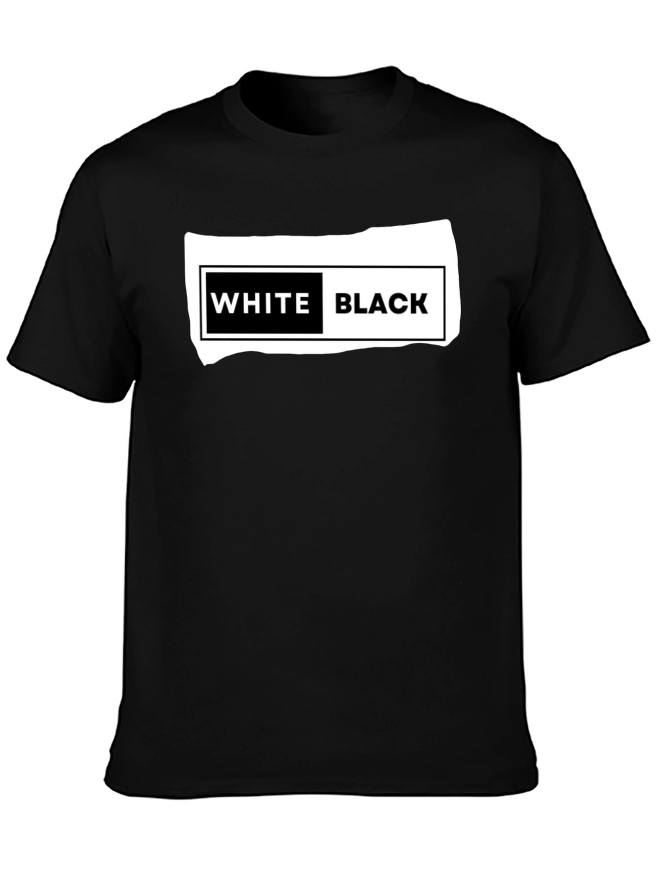 White Black Graphic T-Shirt - Unisex
