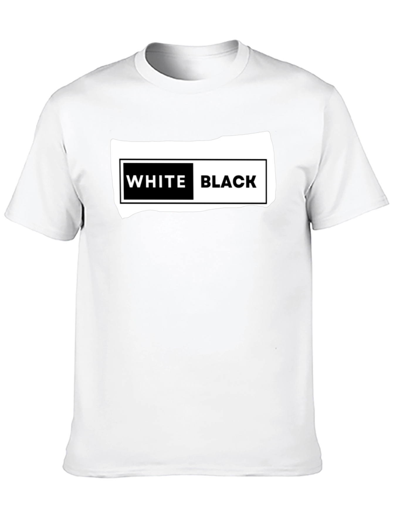 White Black Graphic T-Shirt - Unisex