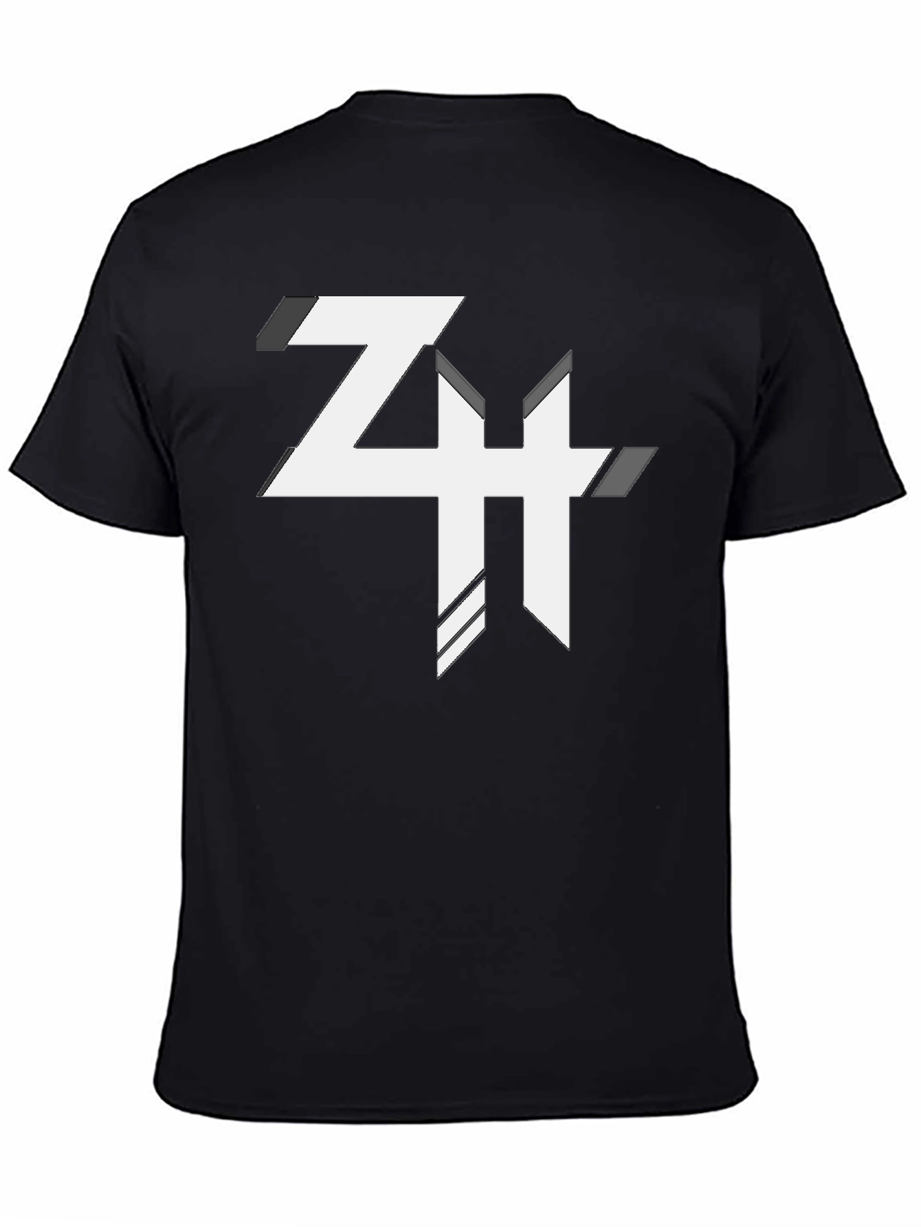 Abstract Logo Graphic Print T-Shirt - Casual Comfort