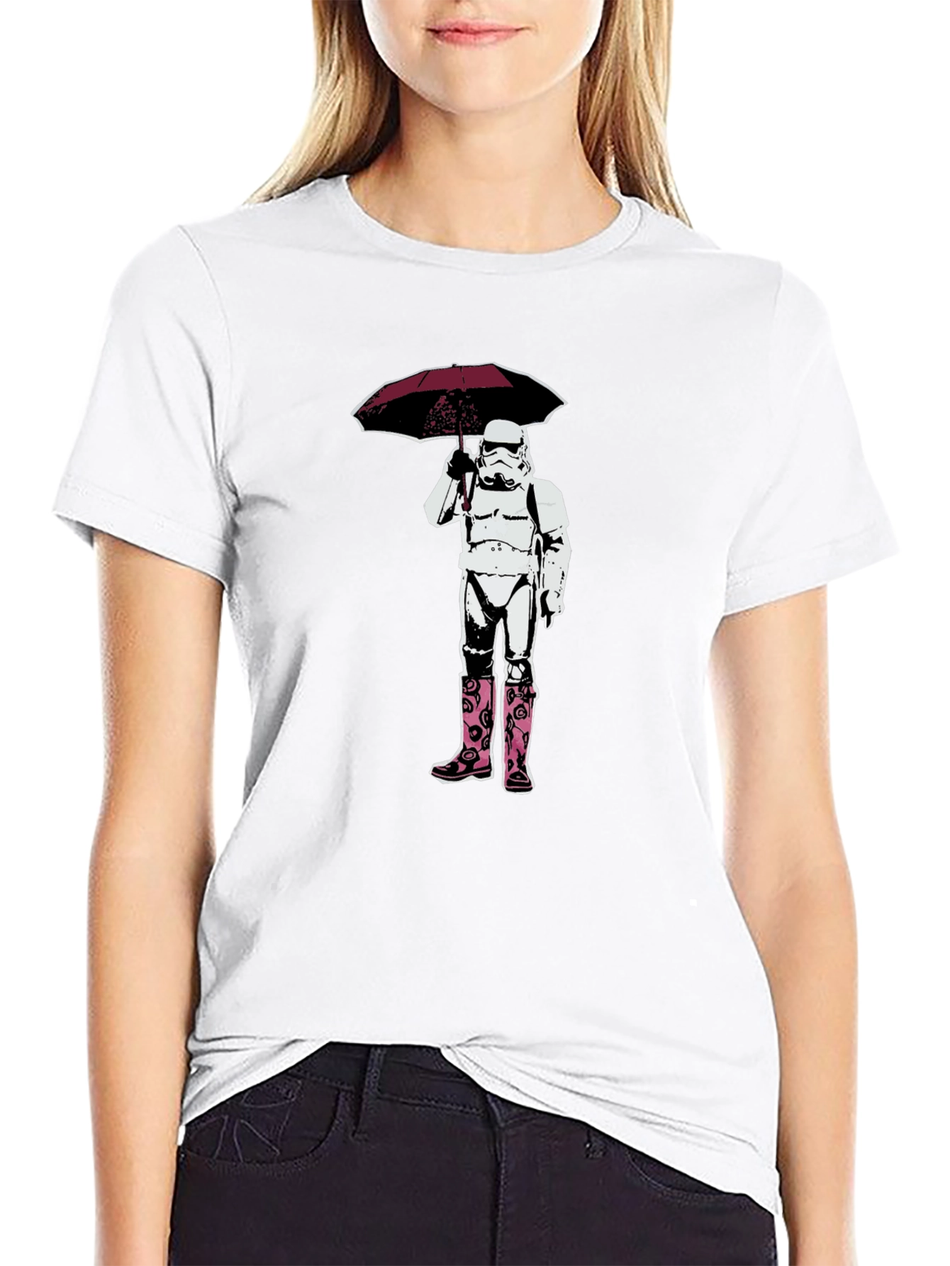 Stormtrooper Umbrella and Boots T-Shirt