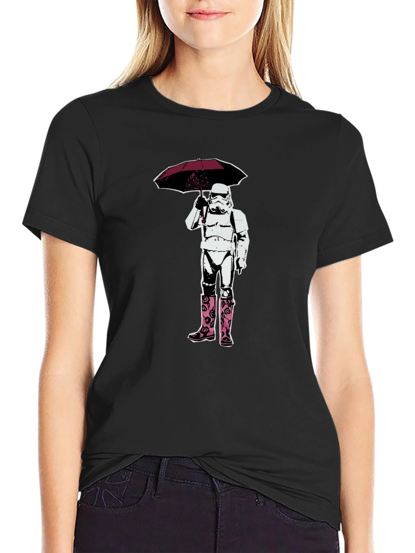 Stormtrooper Umbrella and Boots T-Shirt