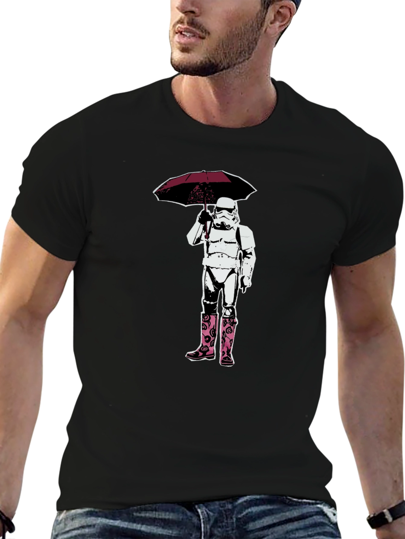 Stormtrooper Umbrella and Boots T-Shirt