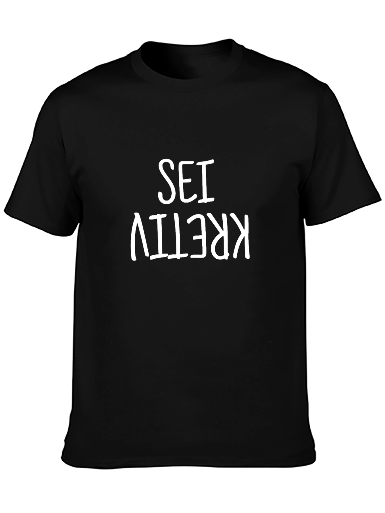 Sei Kreativ T-Shirt - Upside Down Funny Tee