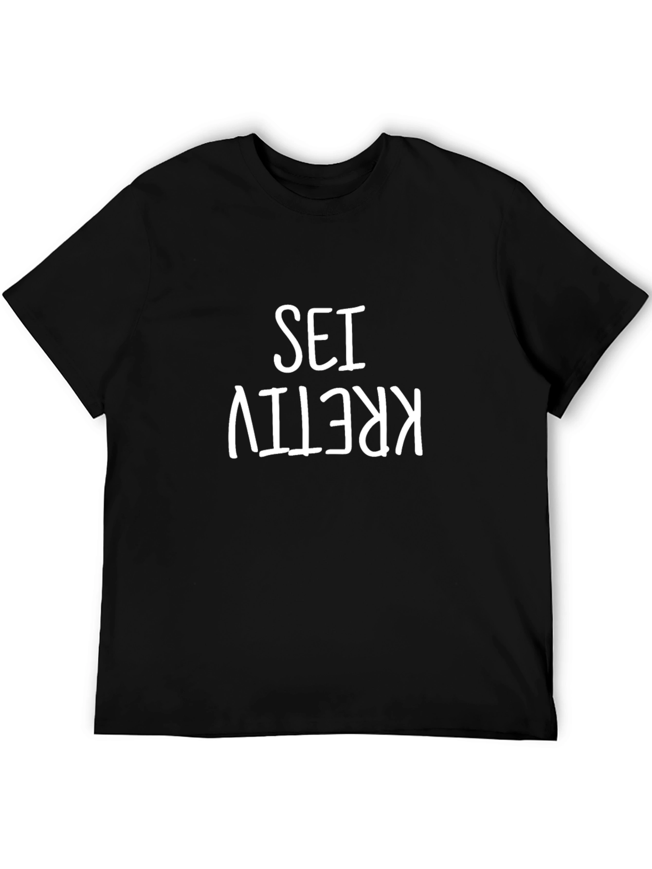 Sei Kreativ T-Shirt - Upside Down Funny Tee