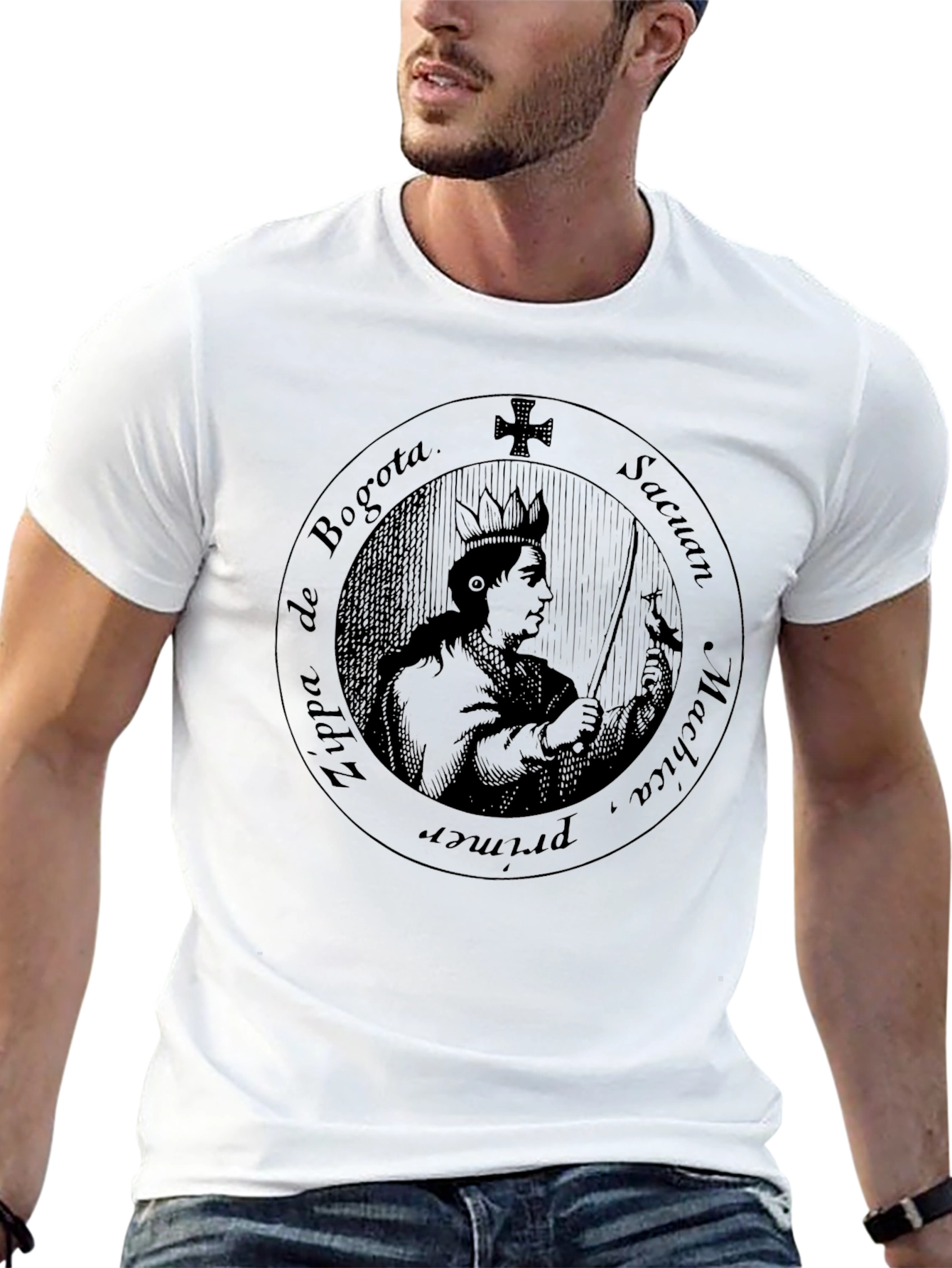 Bogota Zipa T-Shirt - Premium Black Tee