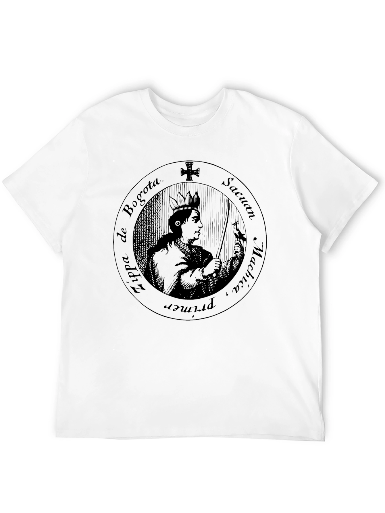 Bogota Zipa T-Shirt - Premium Black Tee