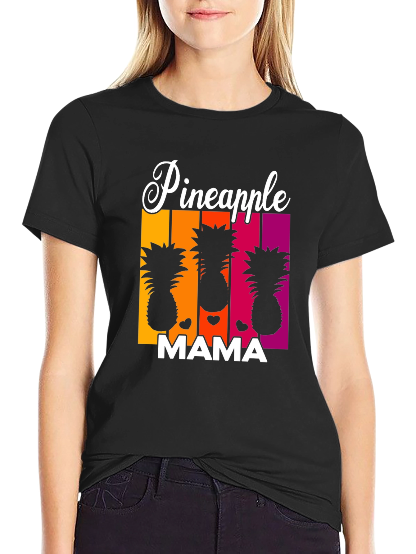 Pineapple Mama Graphic Tee - Tropical Vibes