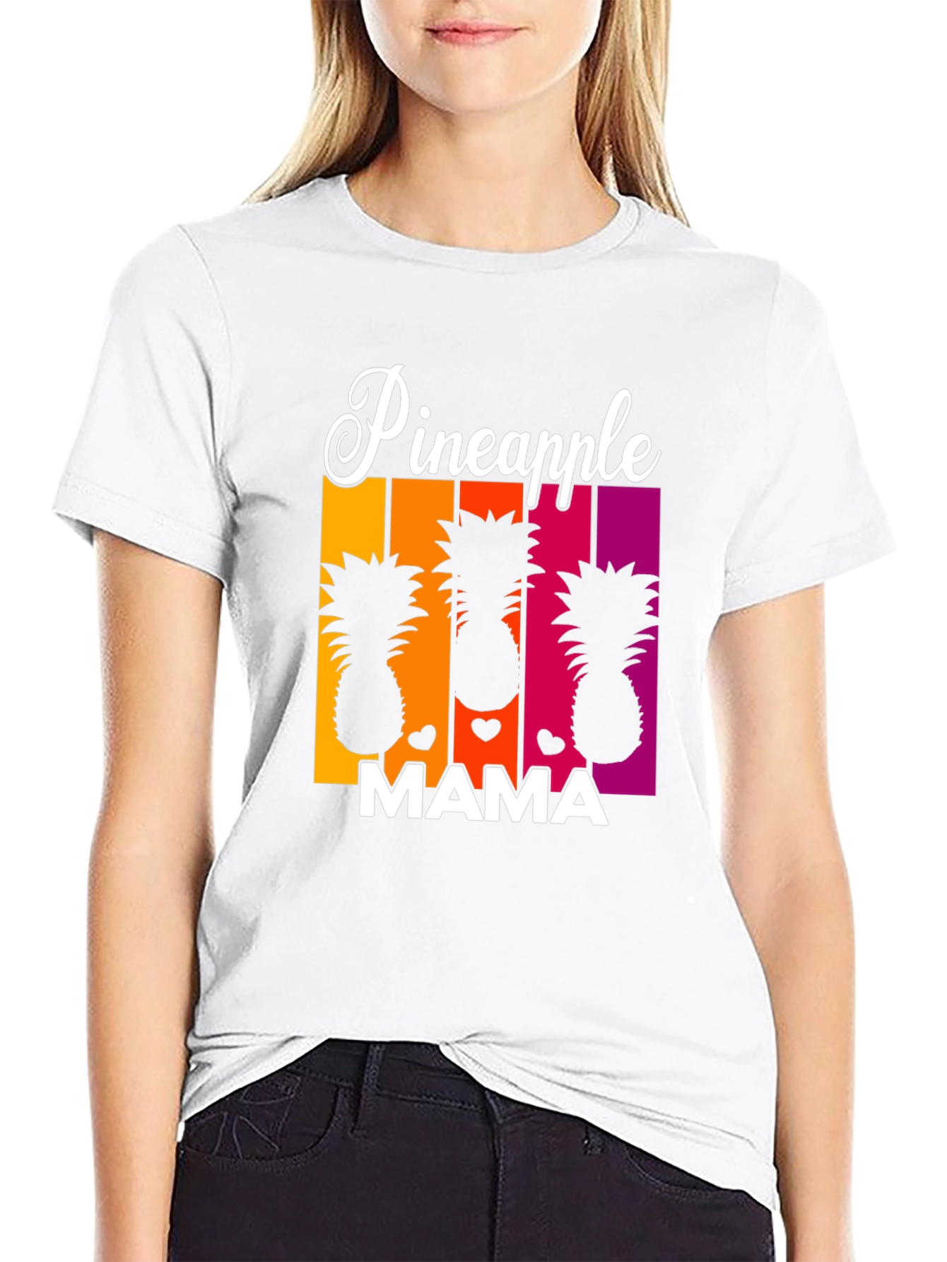 Pineapple Mama Graphic Tee - Tropical Vibes