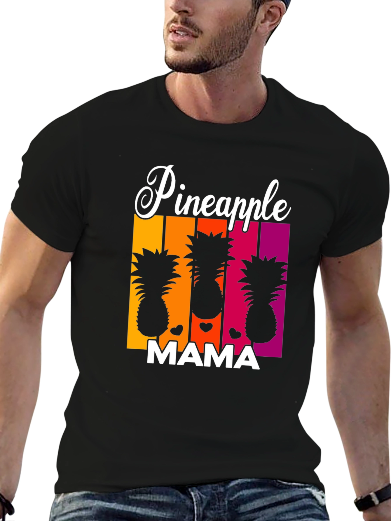 Pineapple Mama Graphic Tee - Tropical Vibes
