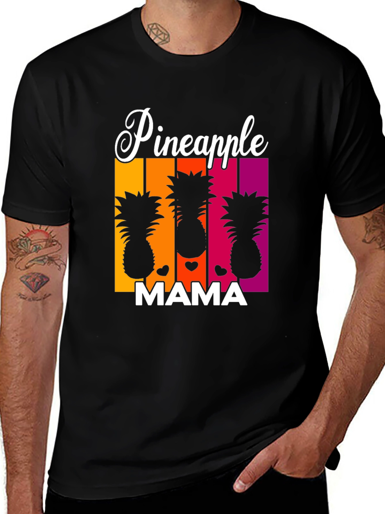 Pineapple Mama Graphic Tee - Tropical Vibes