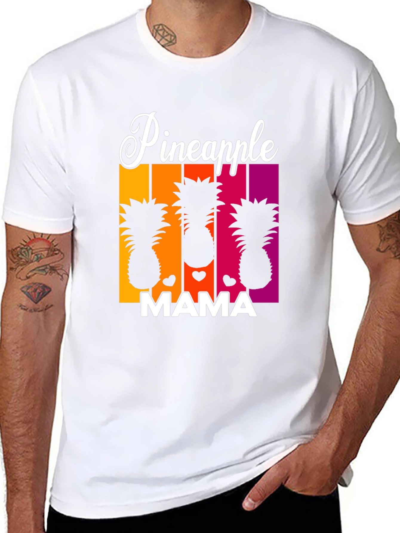 Pineapple Mama Graphic Tee - Tropical Vibes