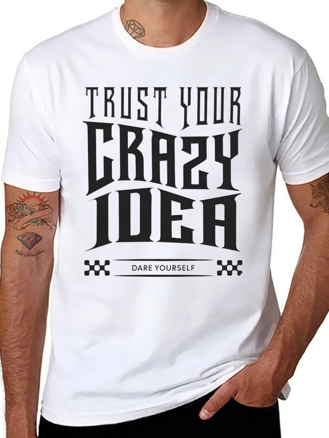 Trust Your Crazy Idea Graphic Tee - Mens