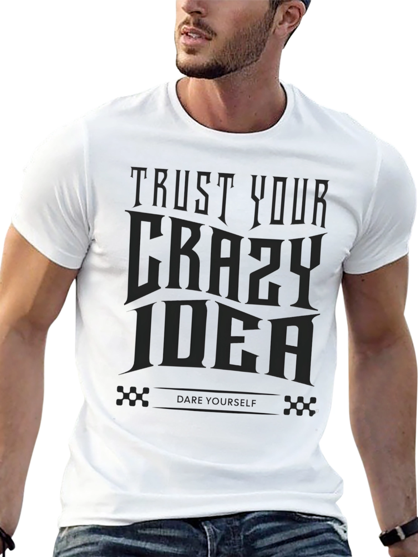 Trust Your Crazy Idea Graphic Tee - Mens