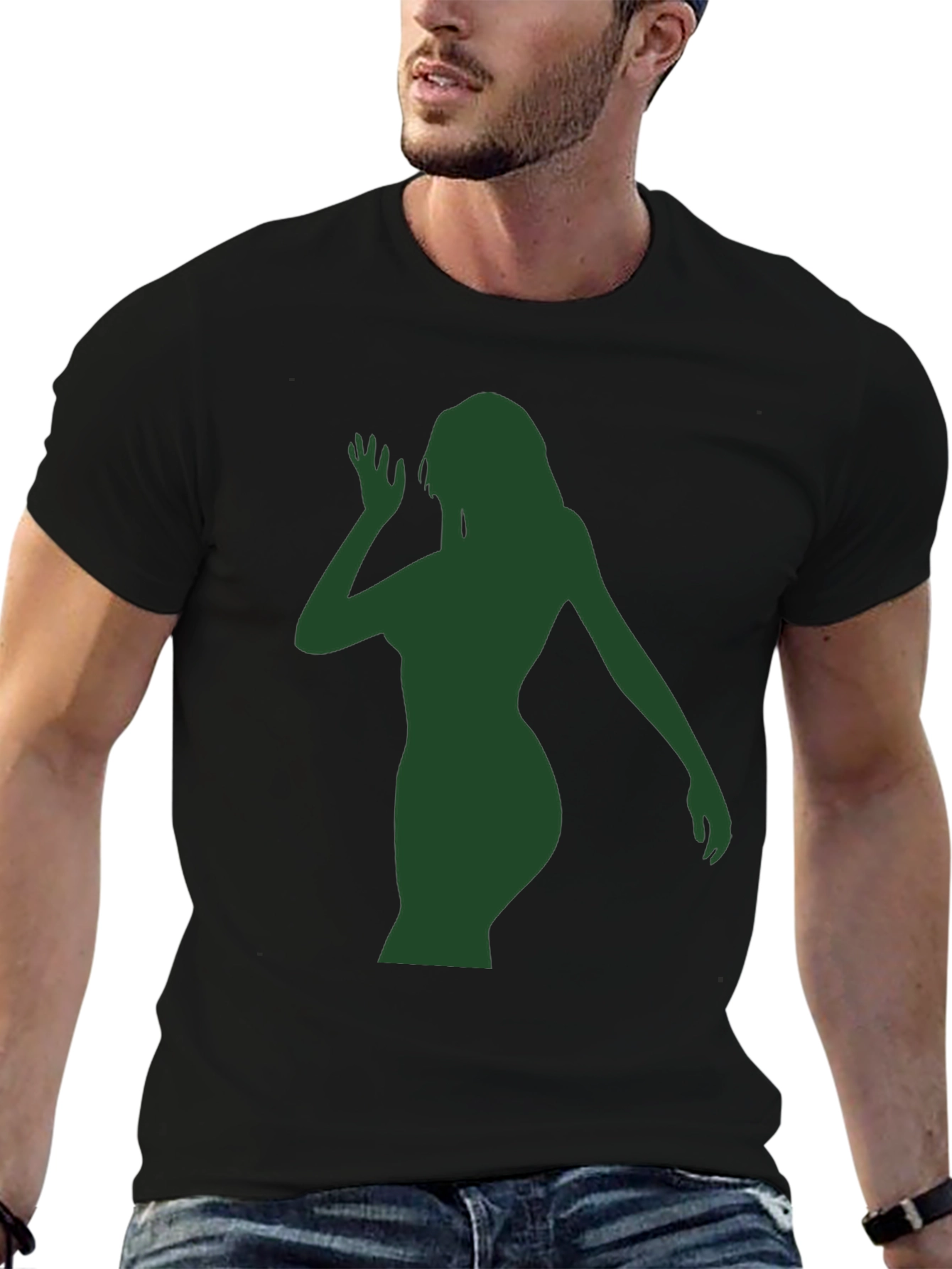 Silhouette Tee - Stylish Graphic Print T-Shirt