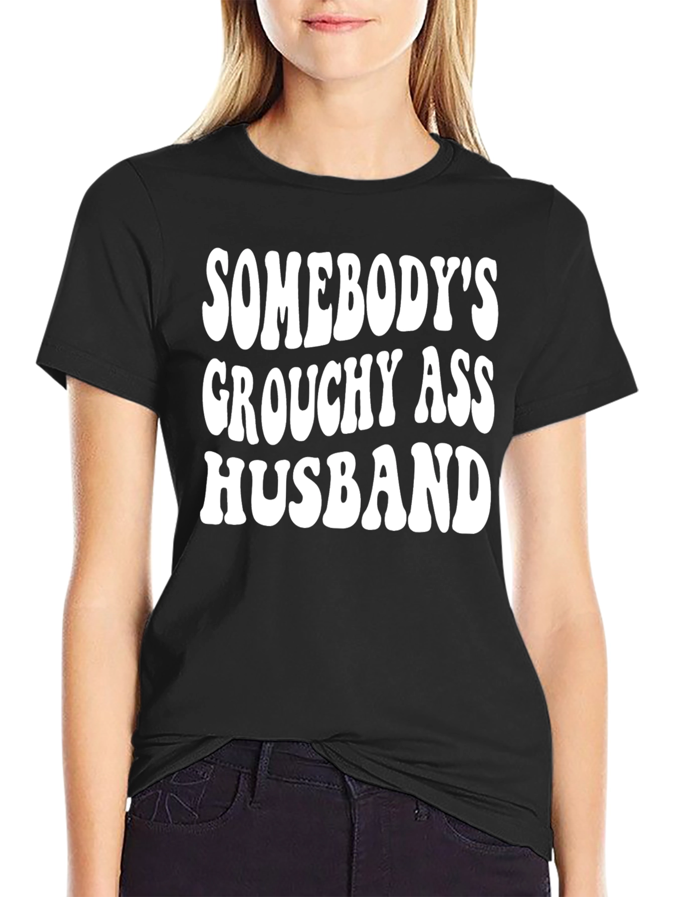 Grouchy Husband Graphic Tee - Funny Husband T-Shirt