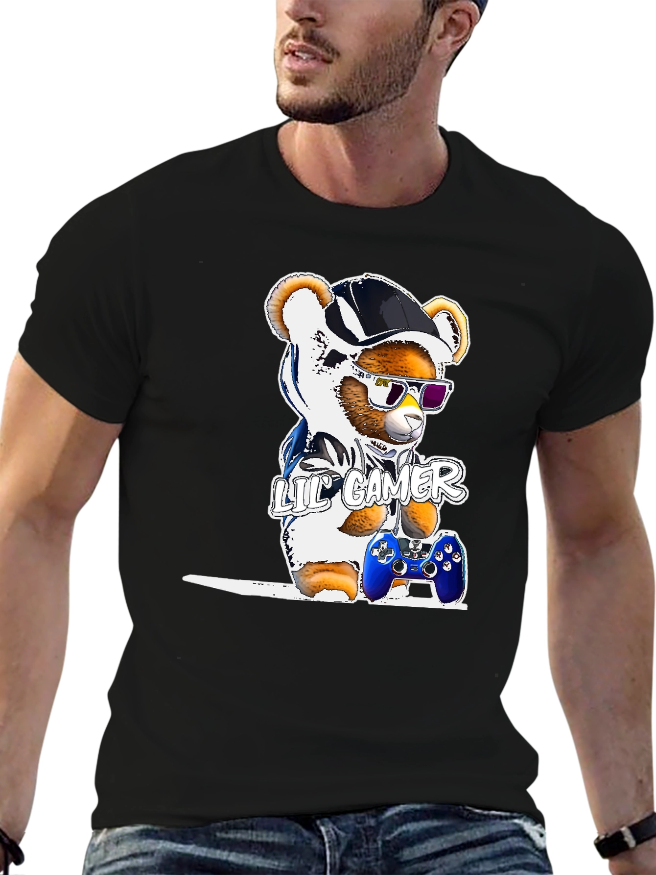 Lil Gamer Bear T-Shirt