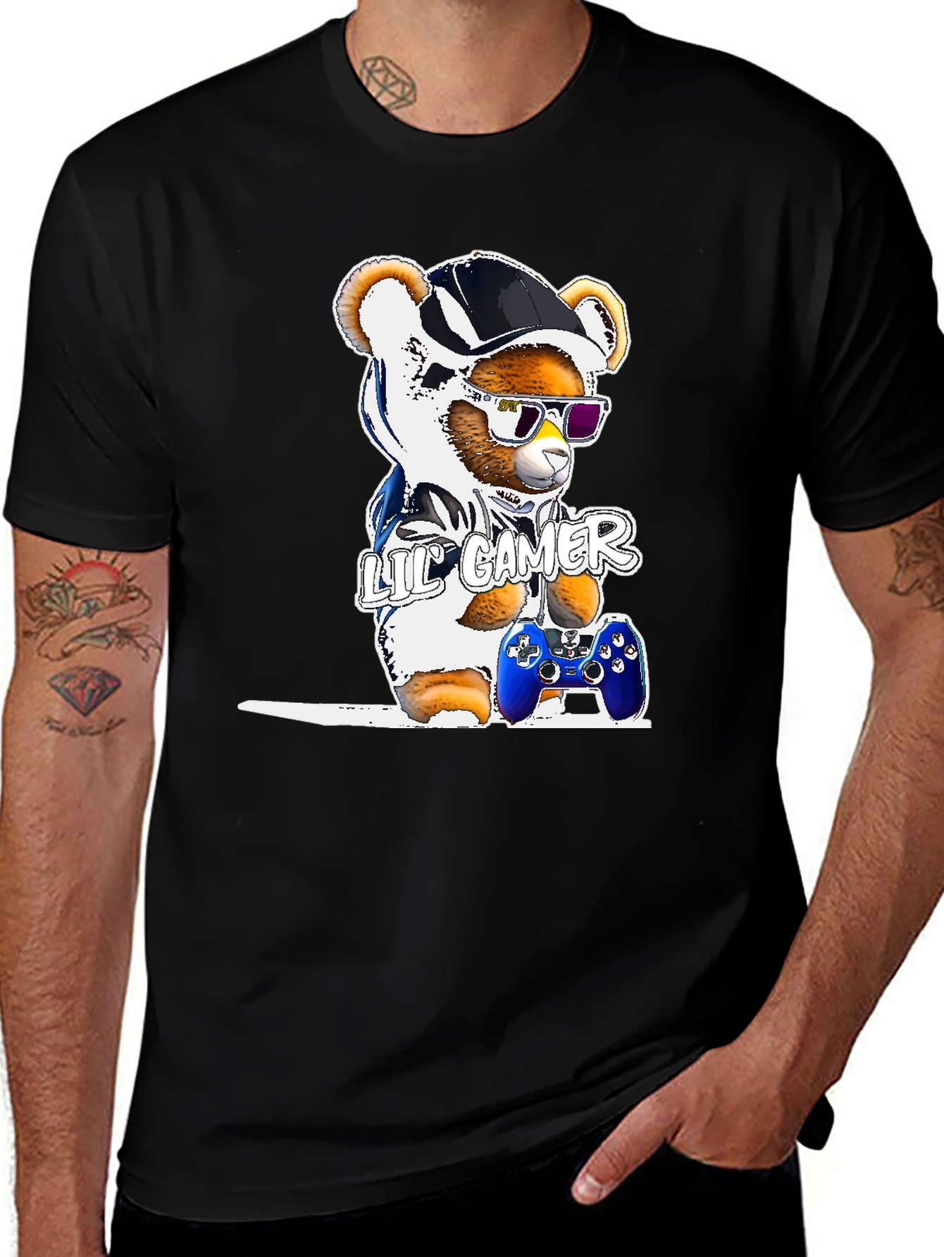 Lil Gamer Bear T-Shirt