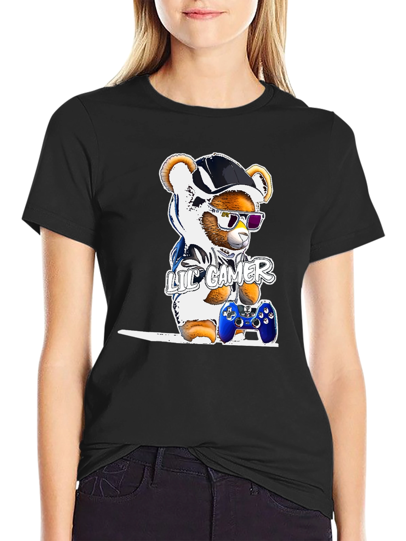 Lil Gamer Bear T-Shirt