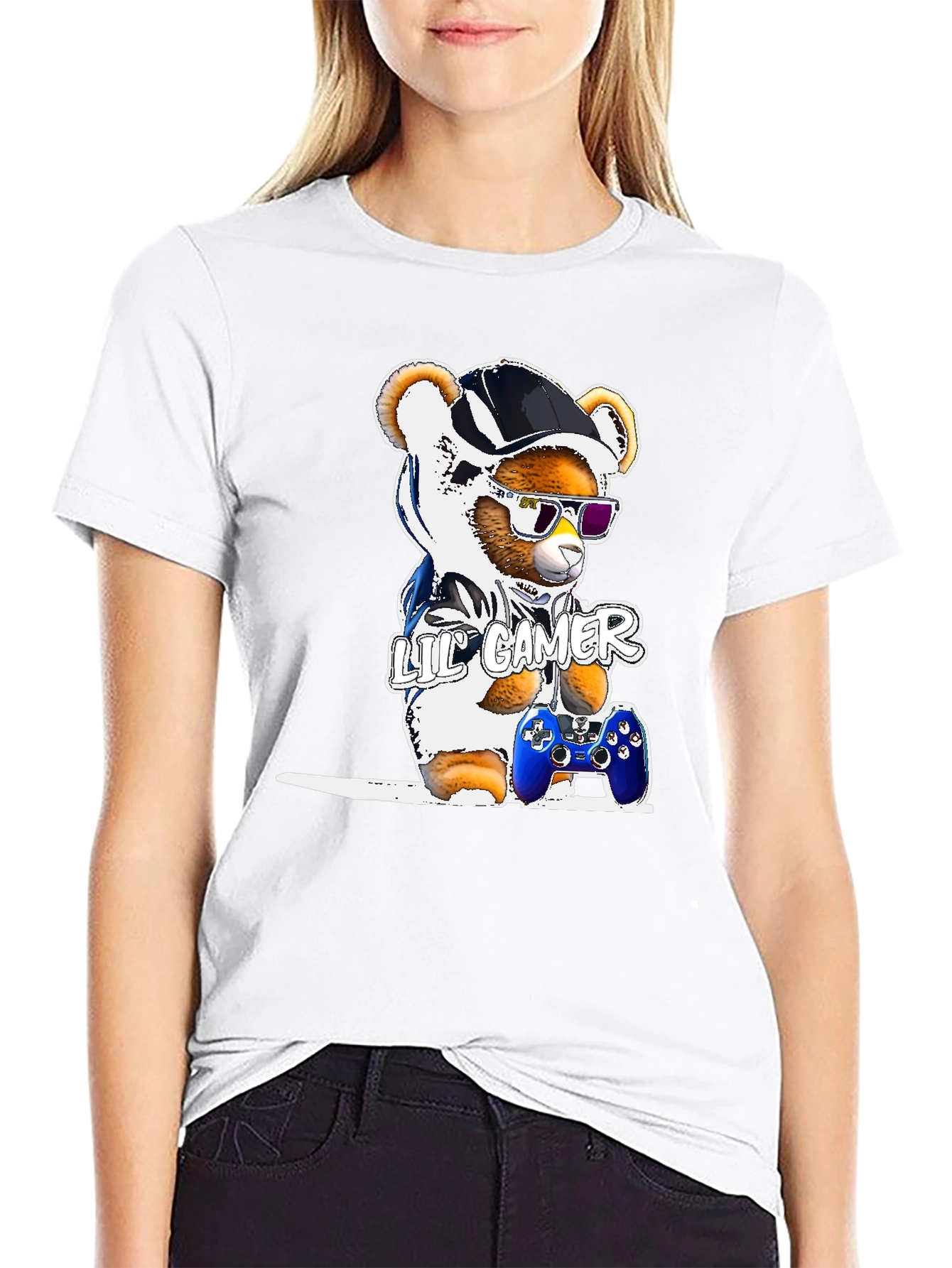 Lil Gamer Bear T-Shirt