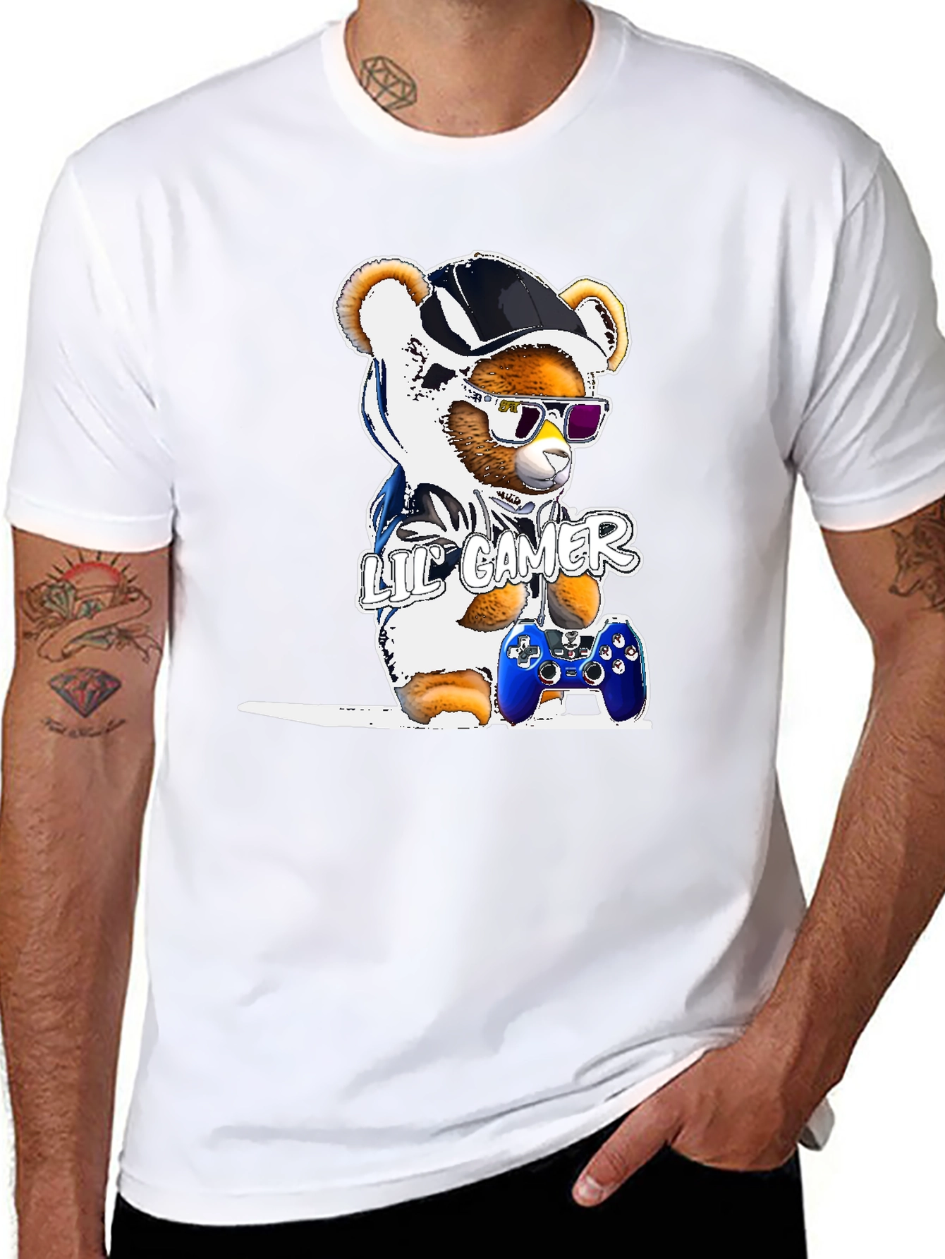 Lil Gamer Bear T-Shirt