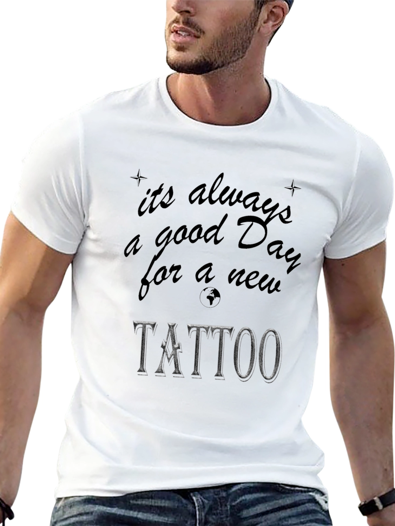 Tattoo Lover Black T-Shirt: Its Always a Good Day