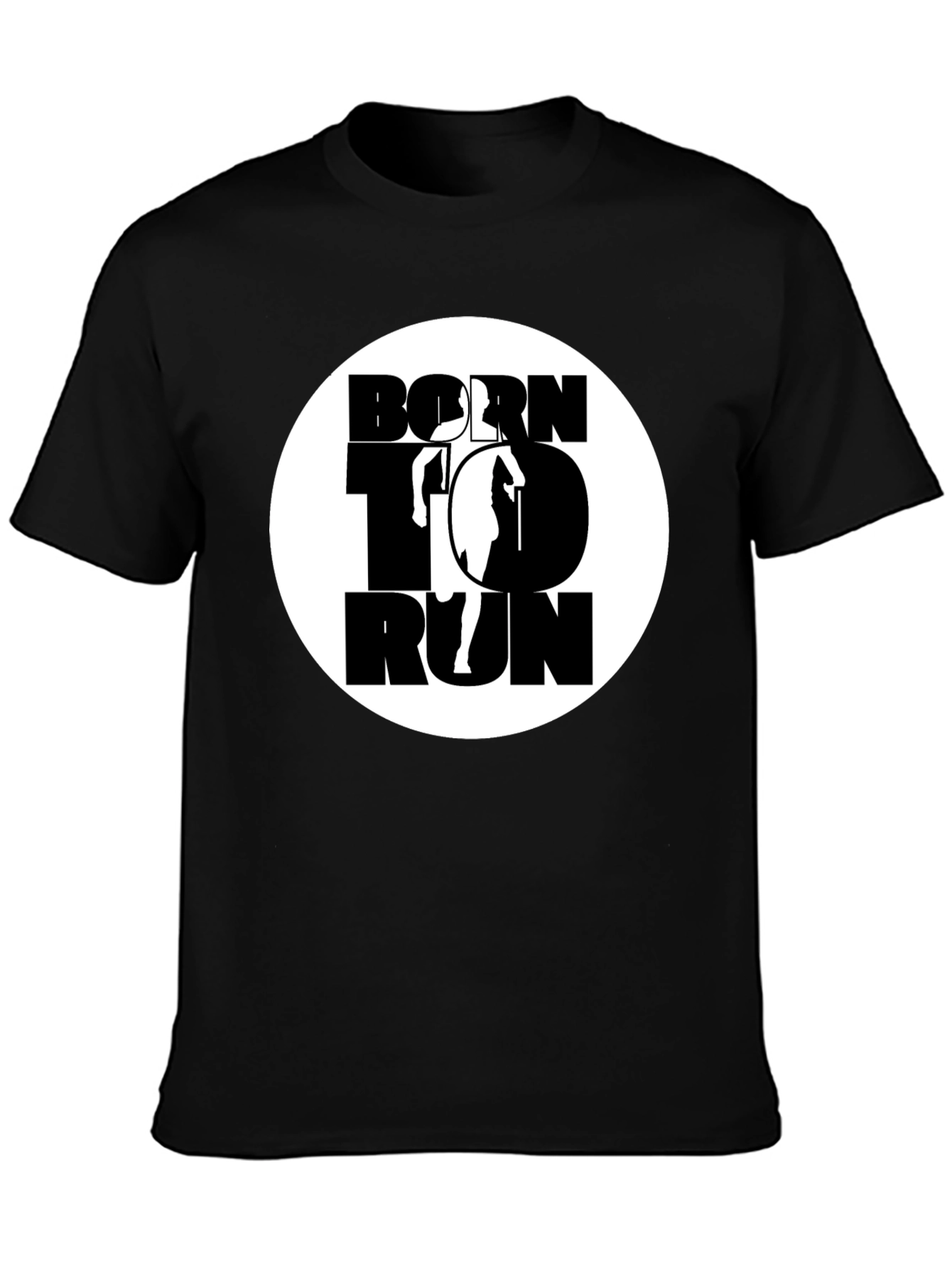 Born to Run Graphic Tee - Black