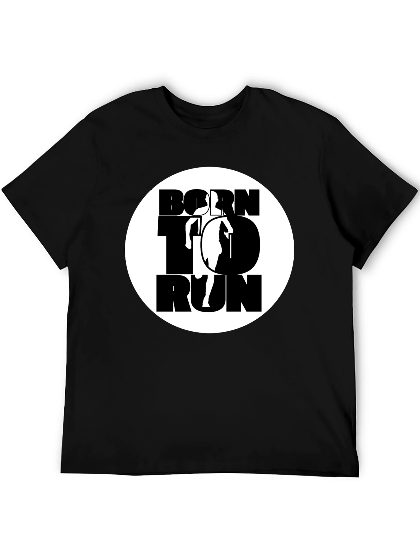 Born to Run Graphic Tee - Black