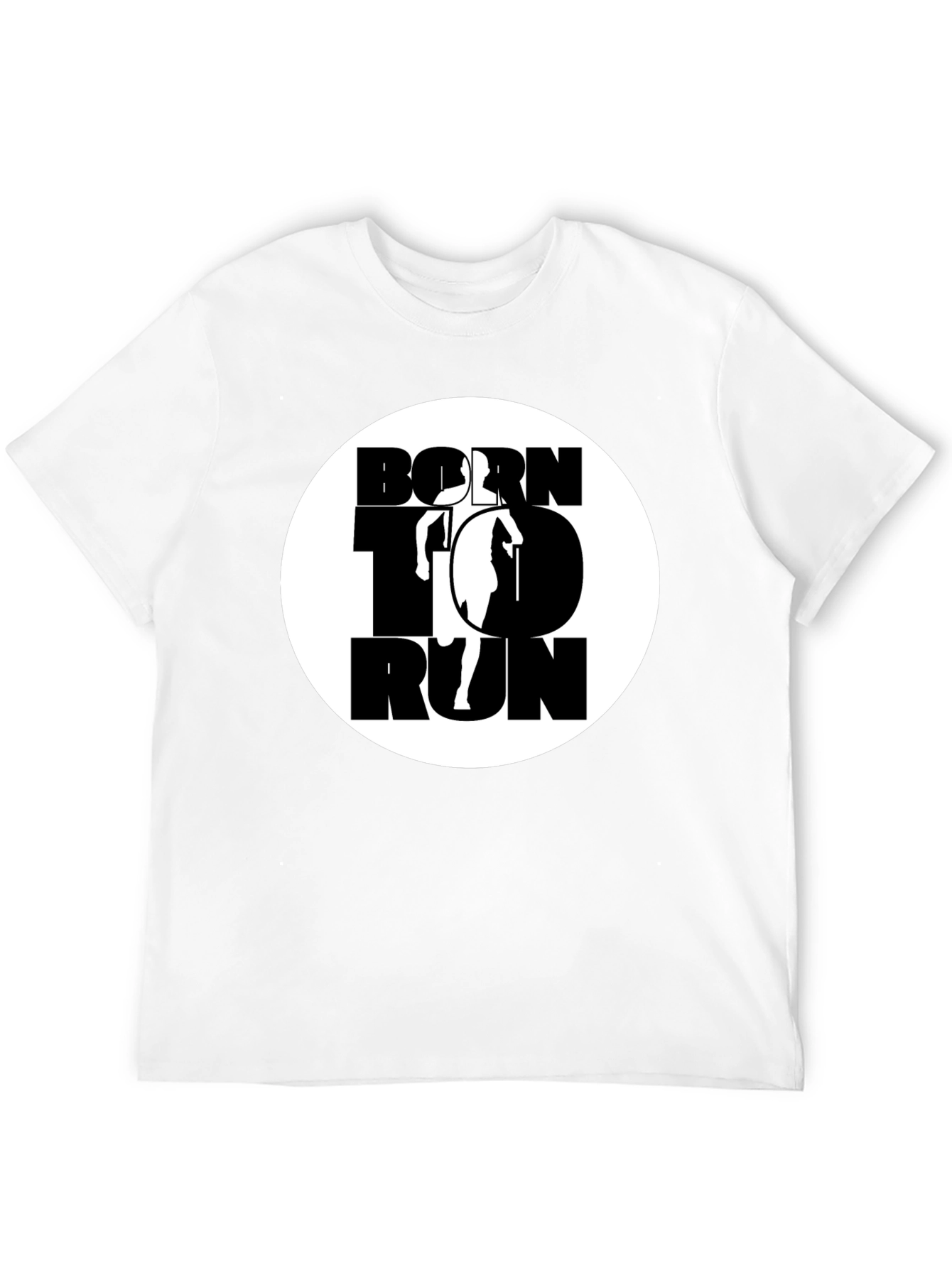 Born to Run Graphic Tee - Black