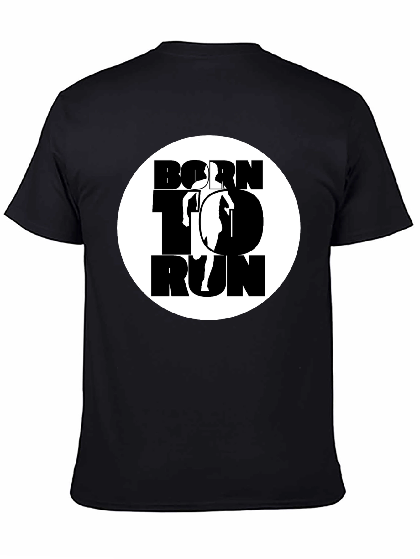 Born to Run Graphic Tee - Black