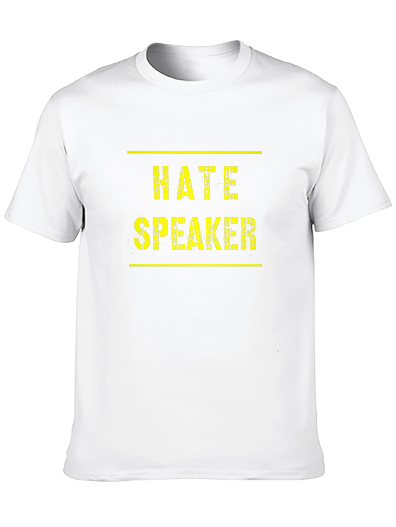 Hate Speaker Graphic Tee - Mens Black T-Shirt