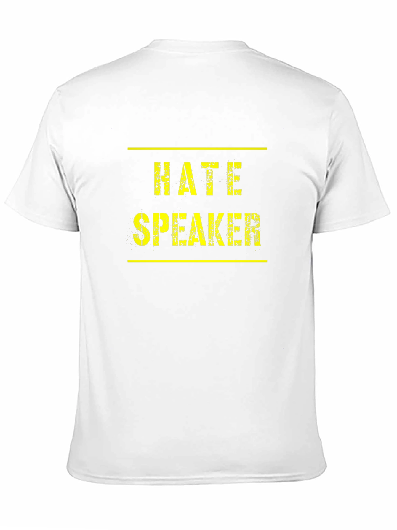 Hate Speaker Graphic Tee - Mens Black T-Shirt