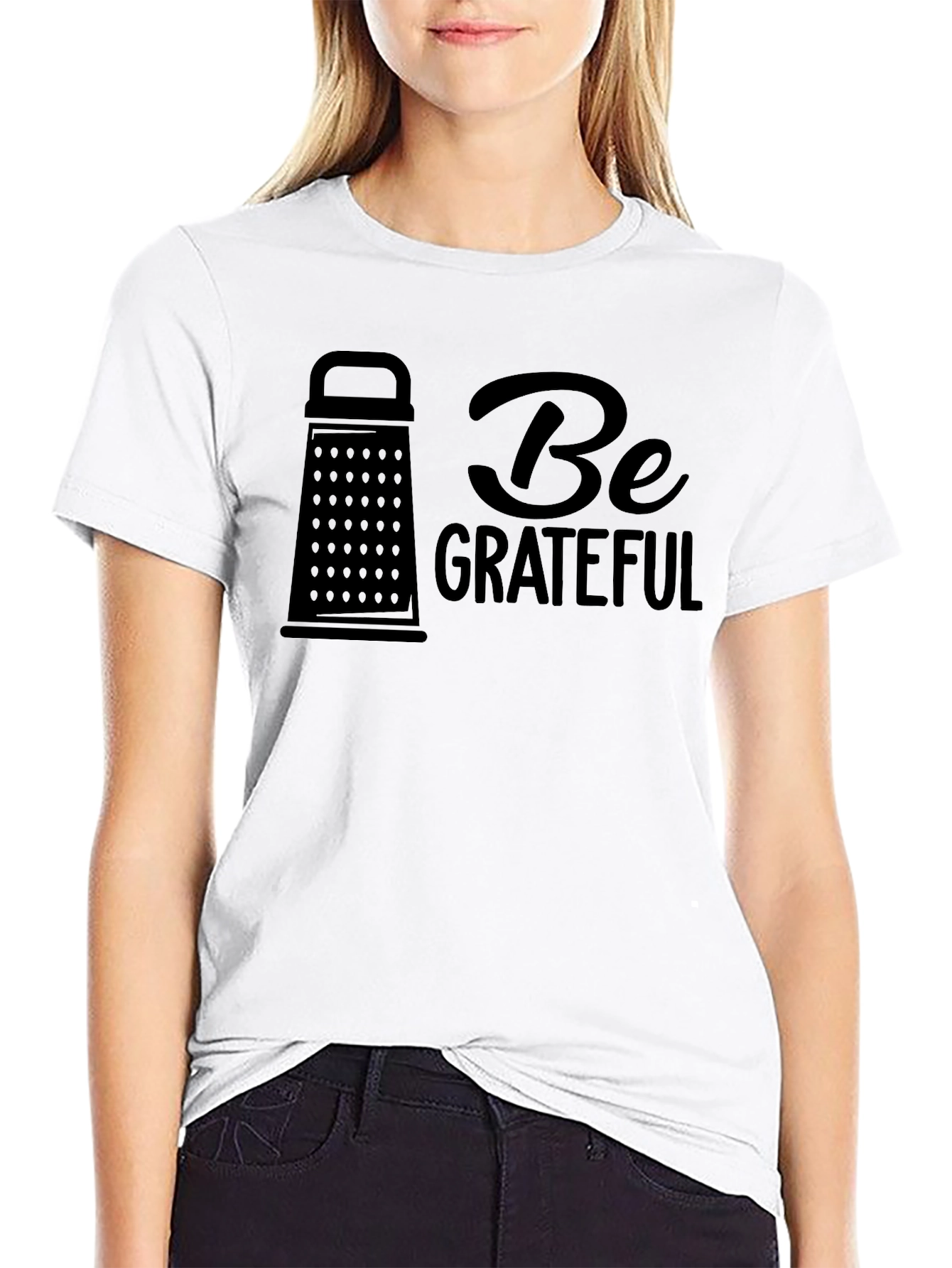 Be Grateful Funny Grater Design Tee
