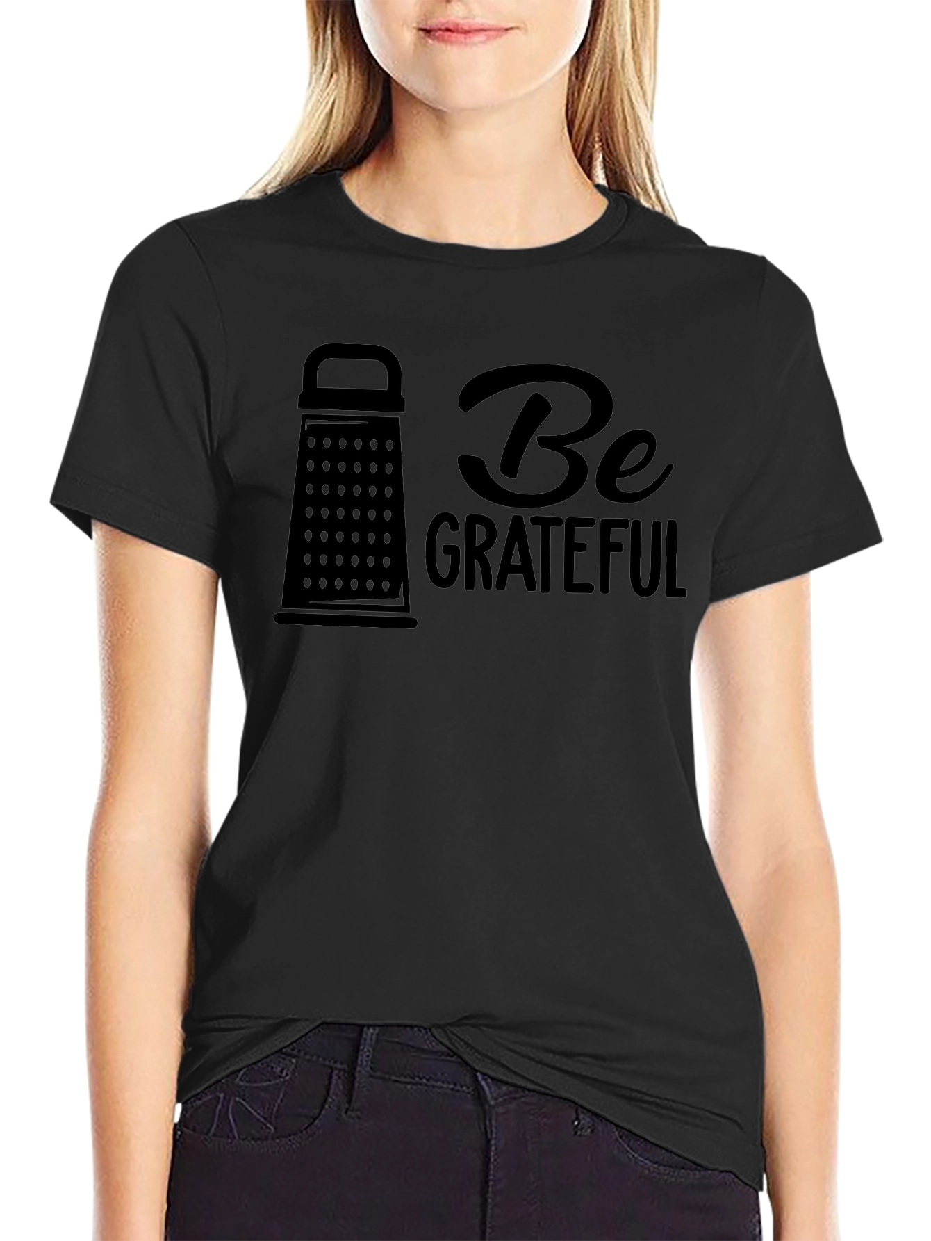 Be Grateful Funny Grater Design Tee