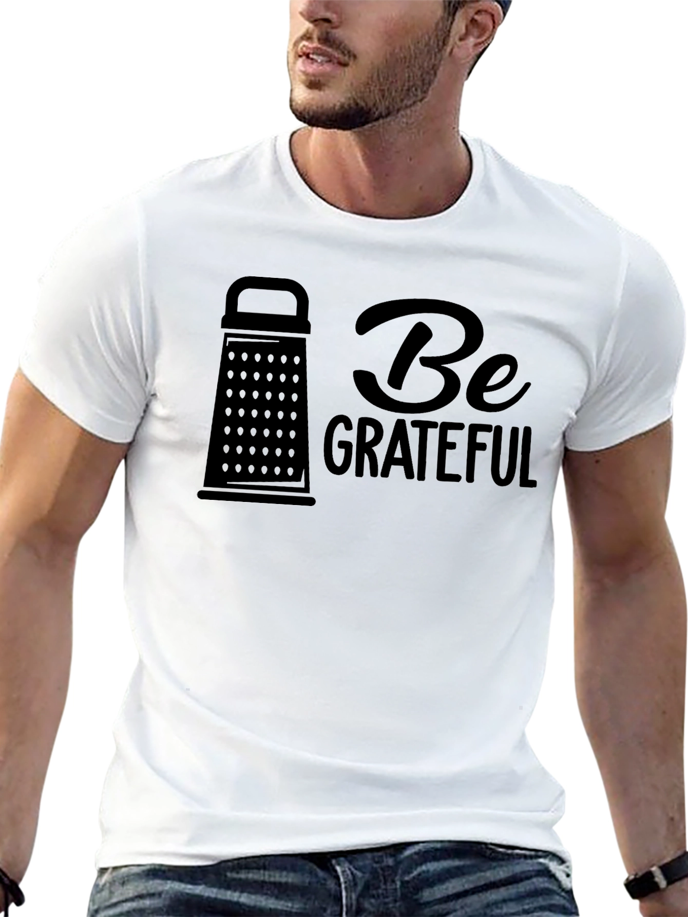 Be Grateful Funny Grater Design Tee