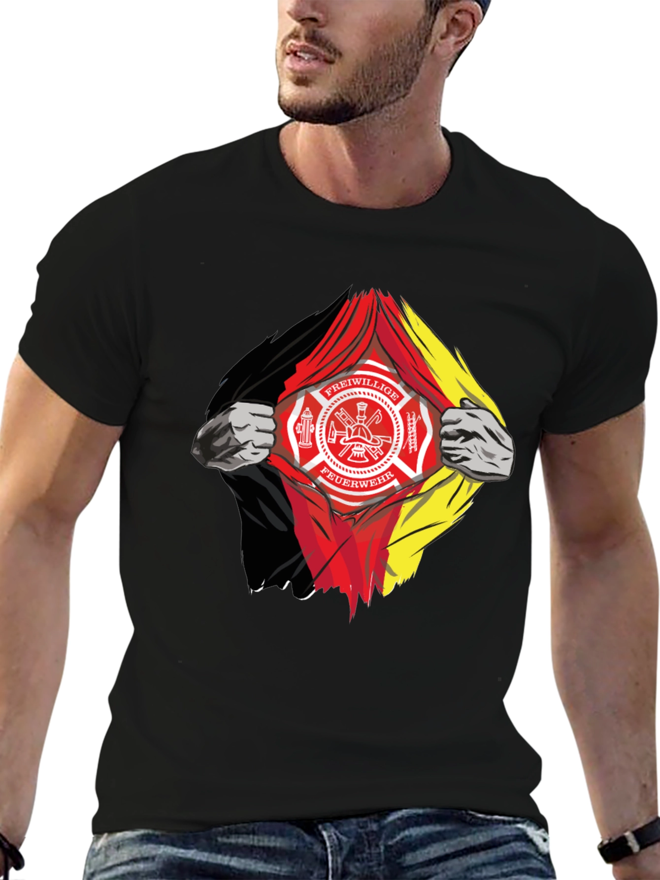 German Firefighter Pride T-Shirt