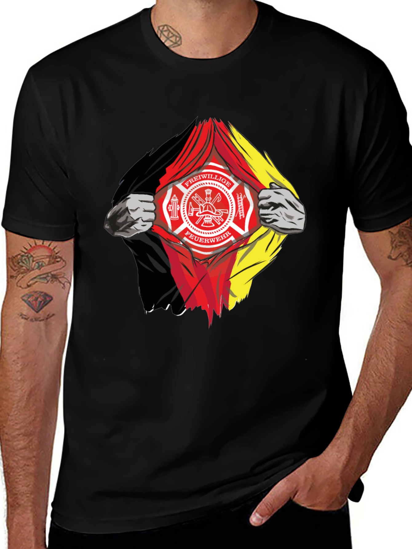 German Firefighter Pride T-Shirt