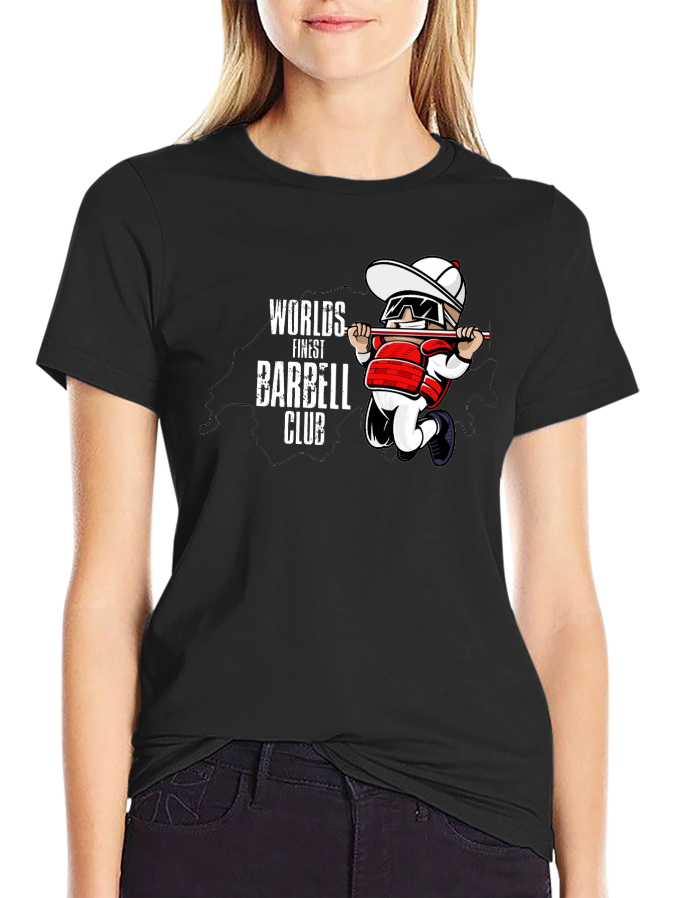 Worlds Finest Barbell Club Black T-Shirt