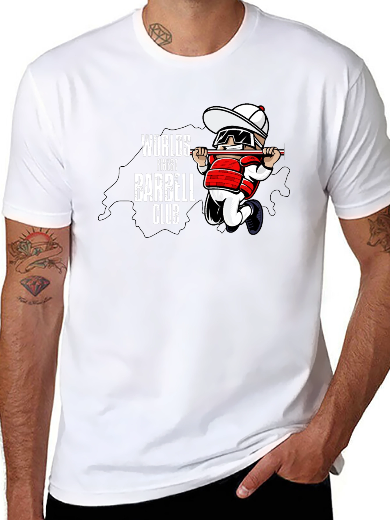Worlds Finest Barbell Club Black T-Shirt