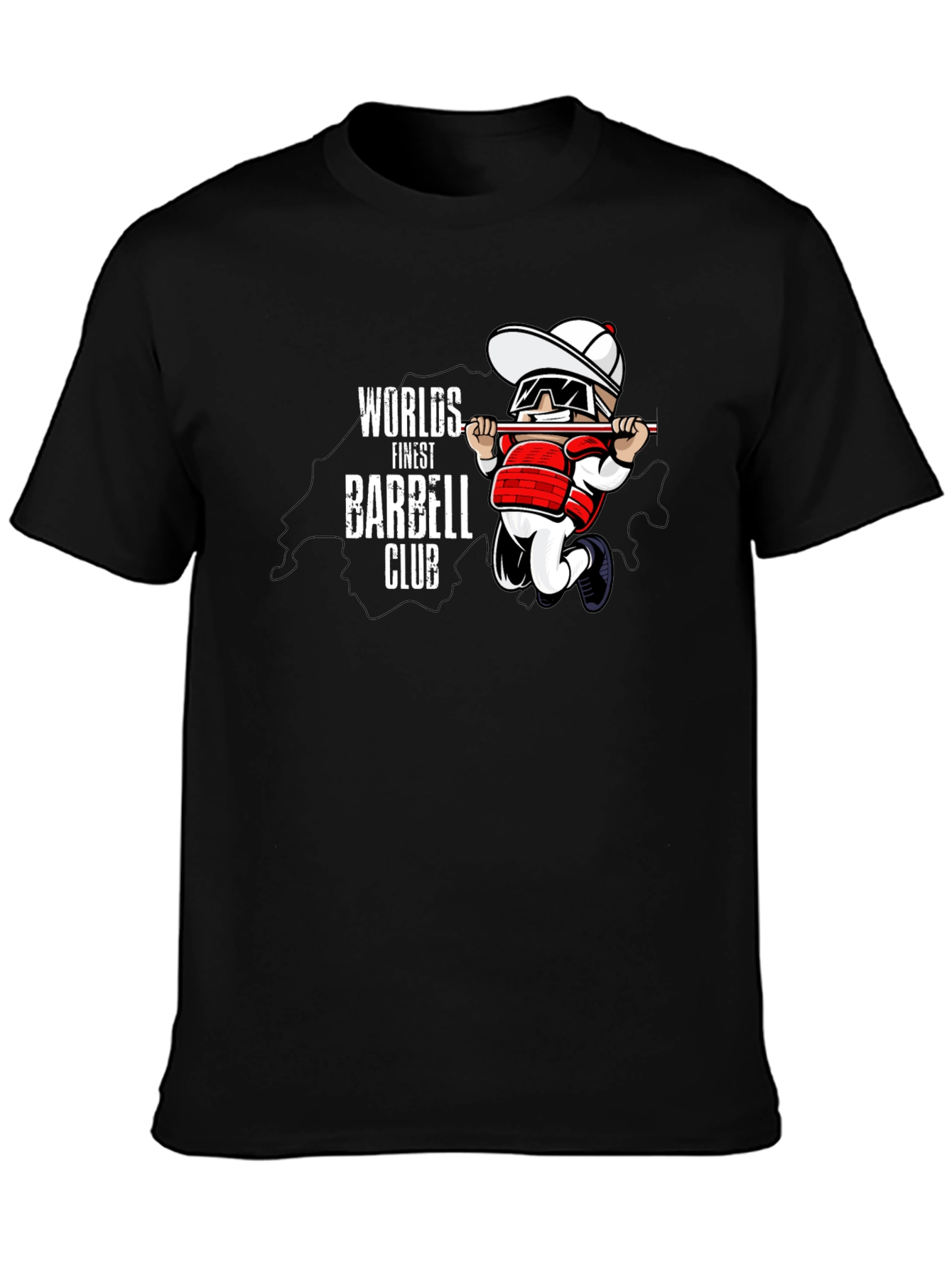 Worlds Finest Barbell Club Black T-Shirt