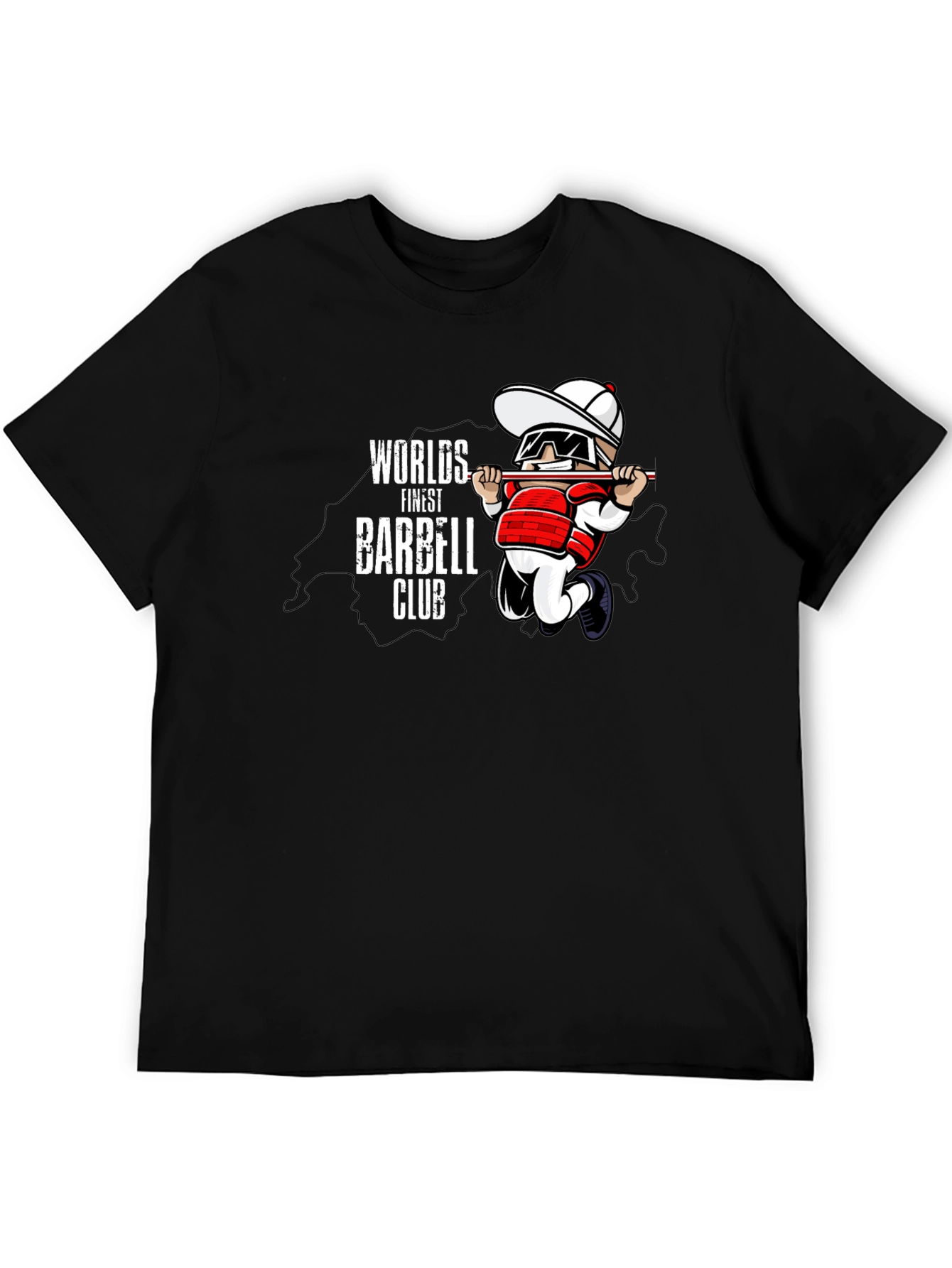 Worlds Finest Barbell Club Black T-Shirt
