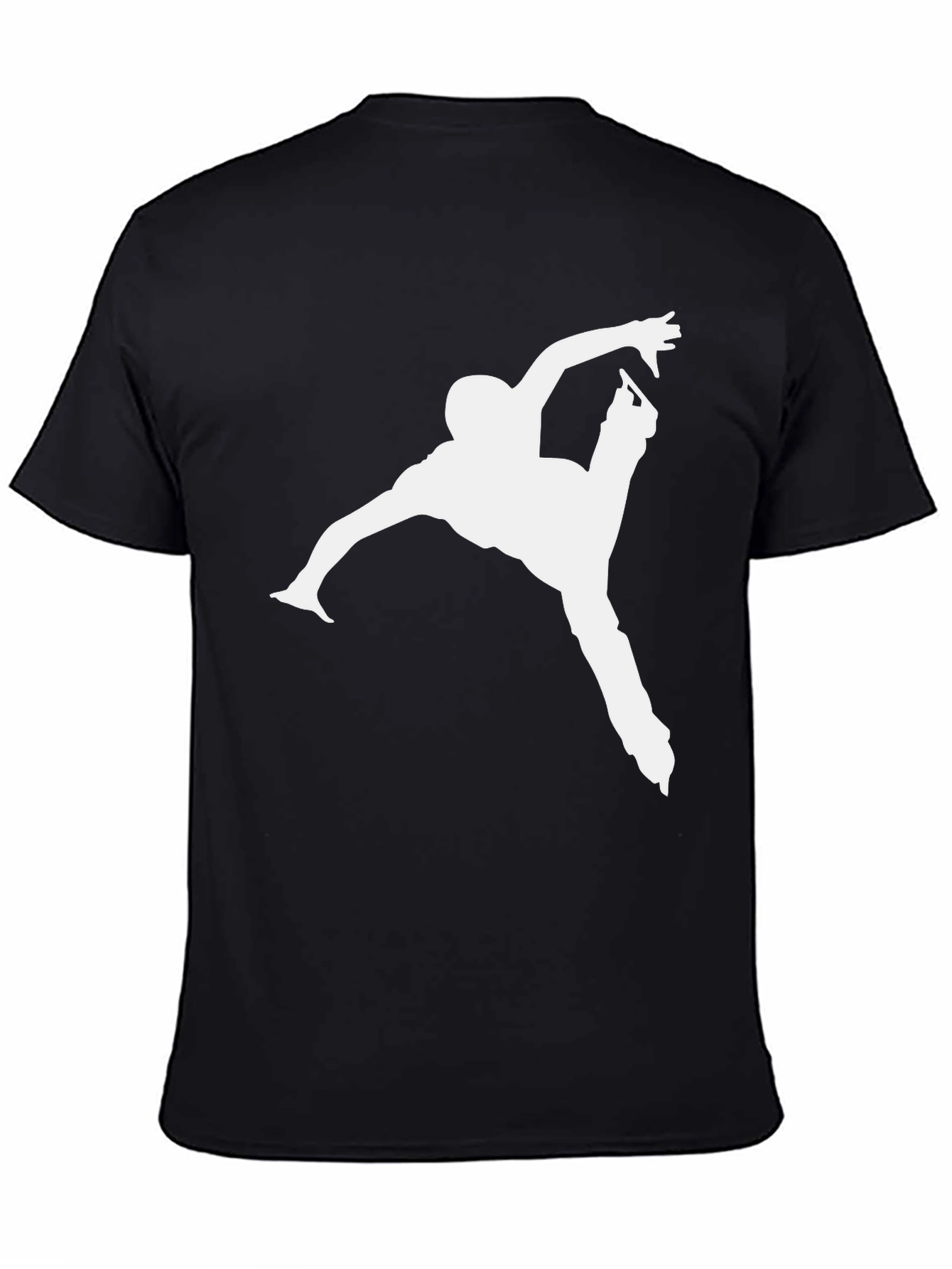 Figure Skating T-Shirt - Black Cotton Tee