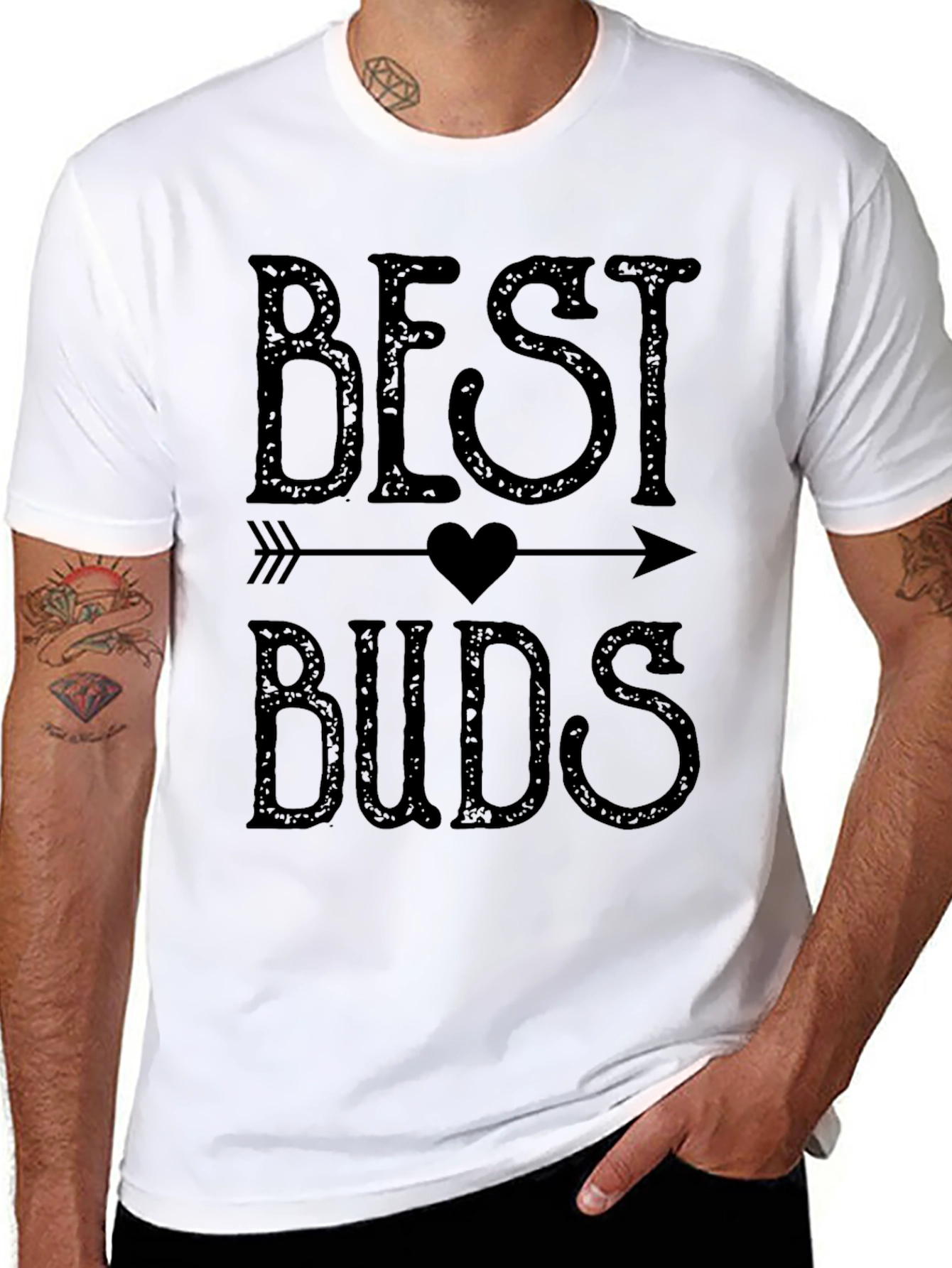 Best Buds Graphic Tee - Black T-Shirt