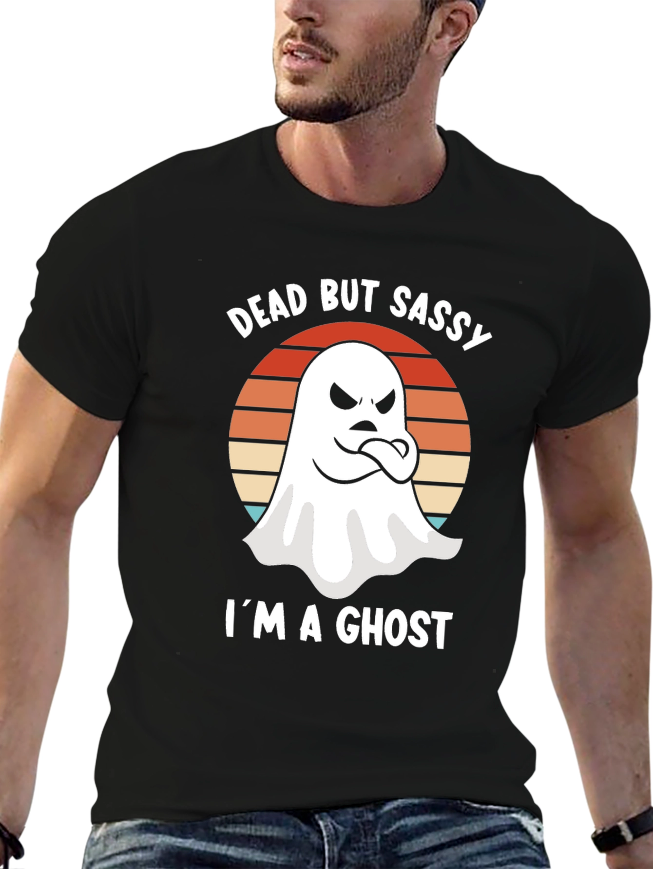 Dead But Sassy Ghost Graphic T-Shirt