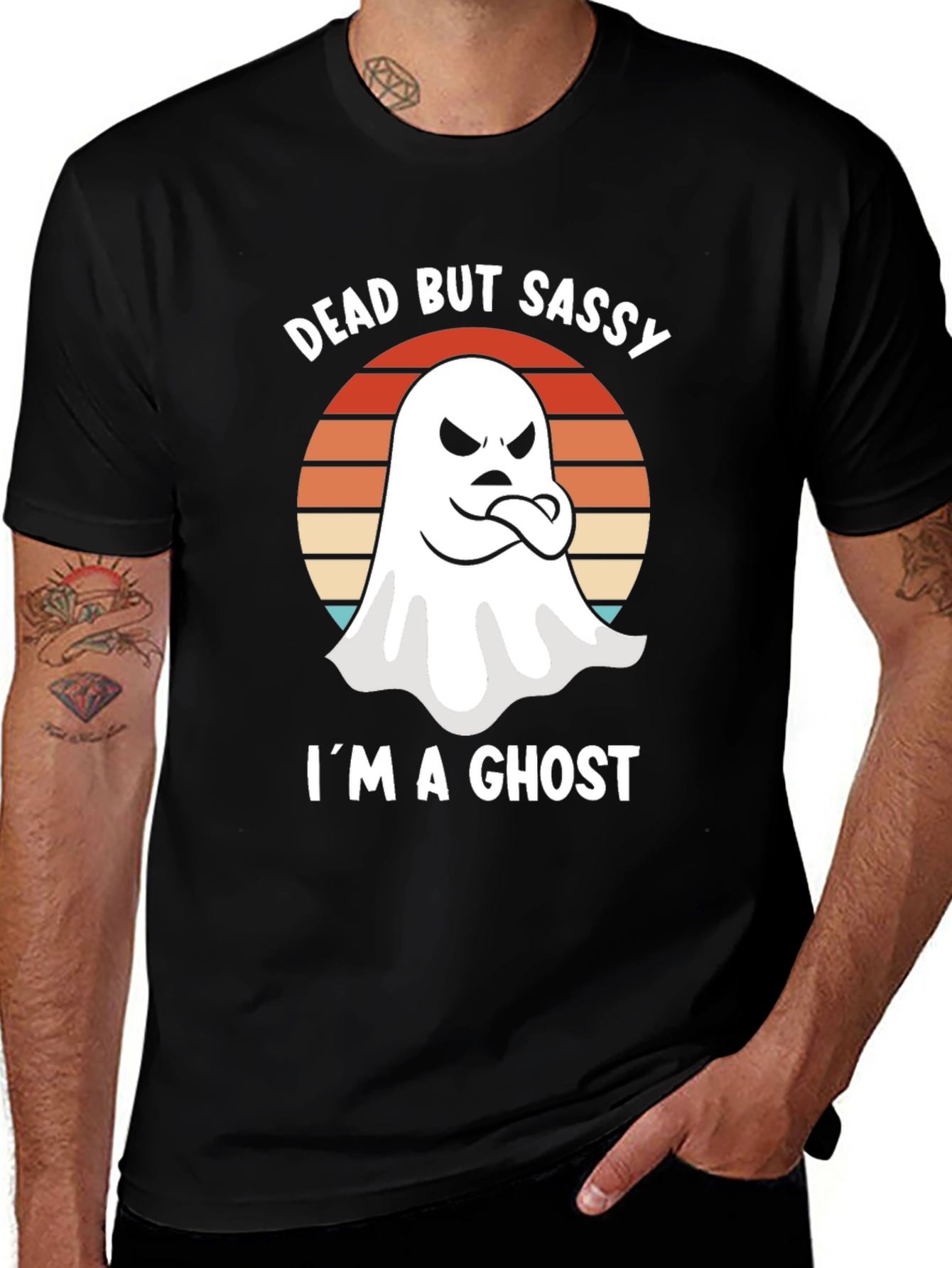 Dead But Sassy Ghost Graphic T-Shirt