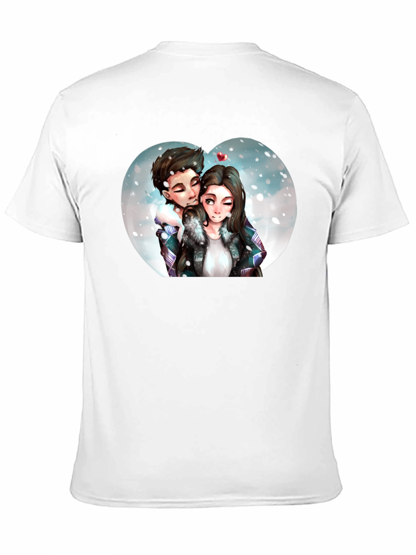 Couple Winter Heart T-Shirt