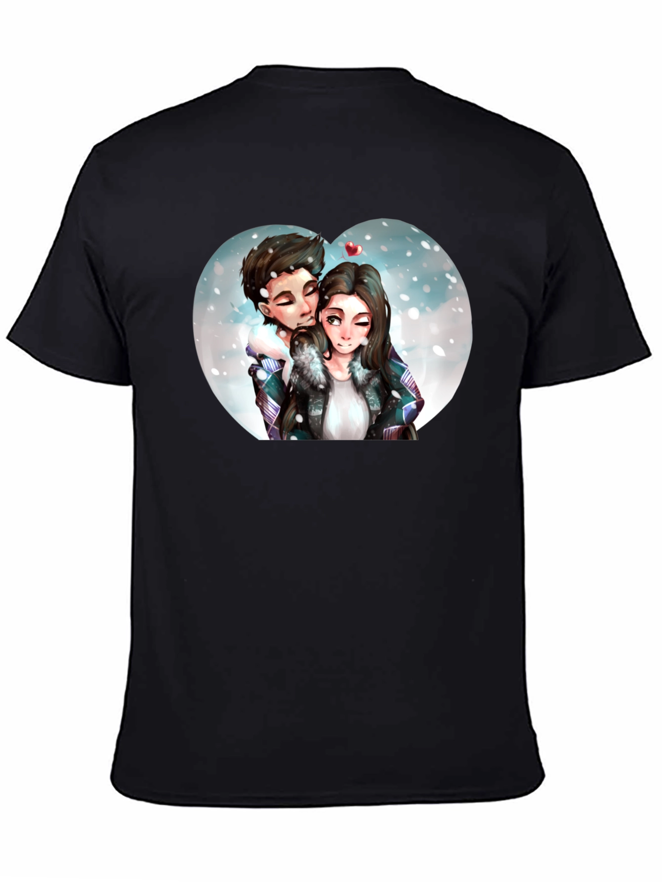 Couple Winter Heart T-Shirt